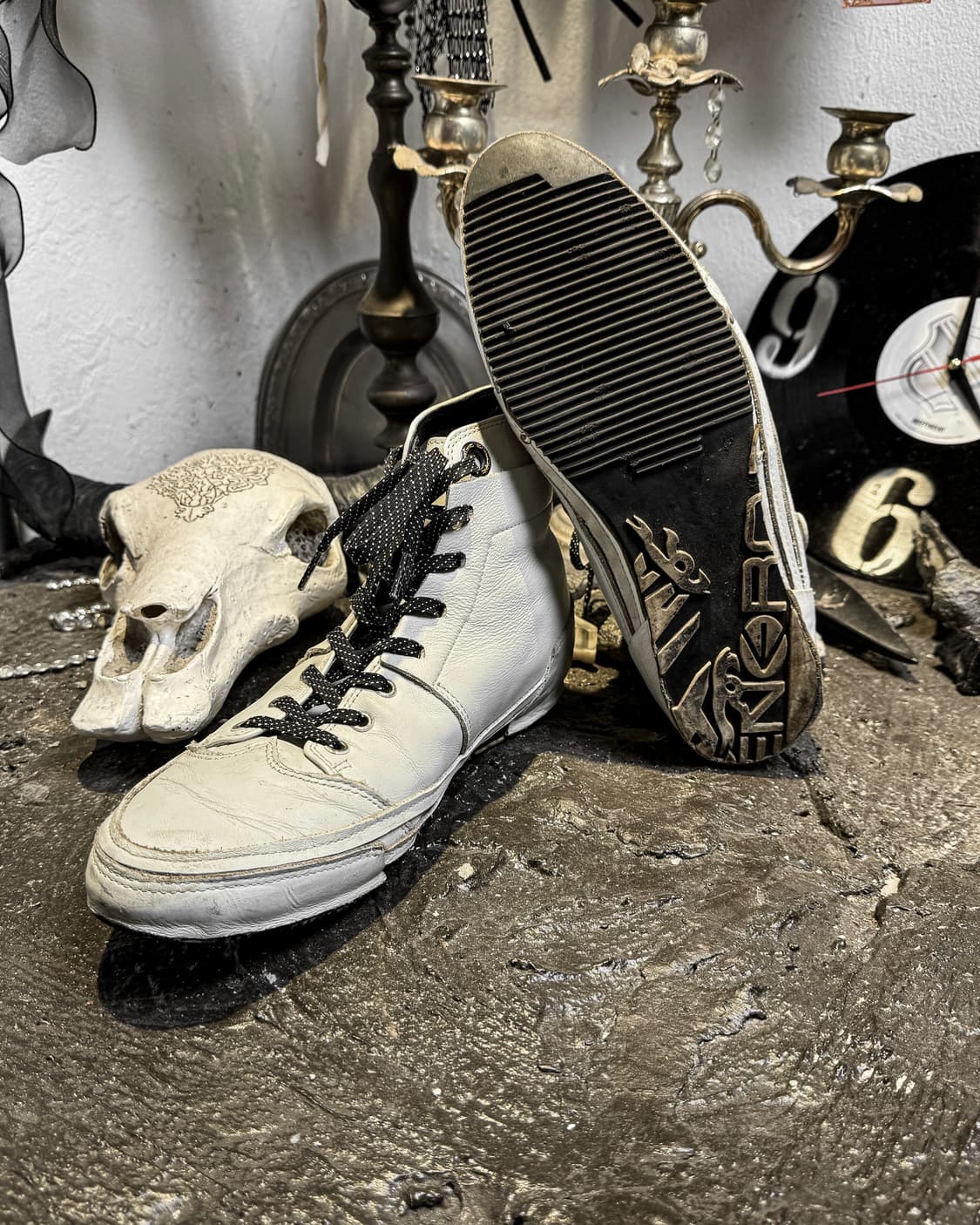 2000‘s ENERGIE - Skull Leather High-top  상품이미지8