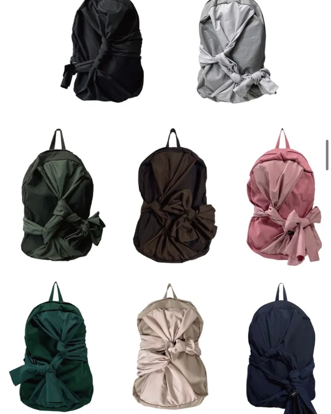 아우가마카라스 백팩 Knotted Backpack 올리브그린 상품이미지3