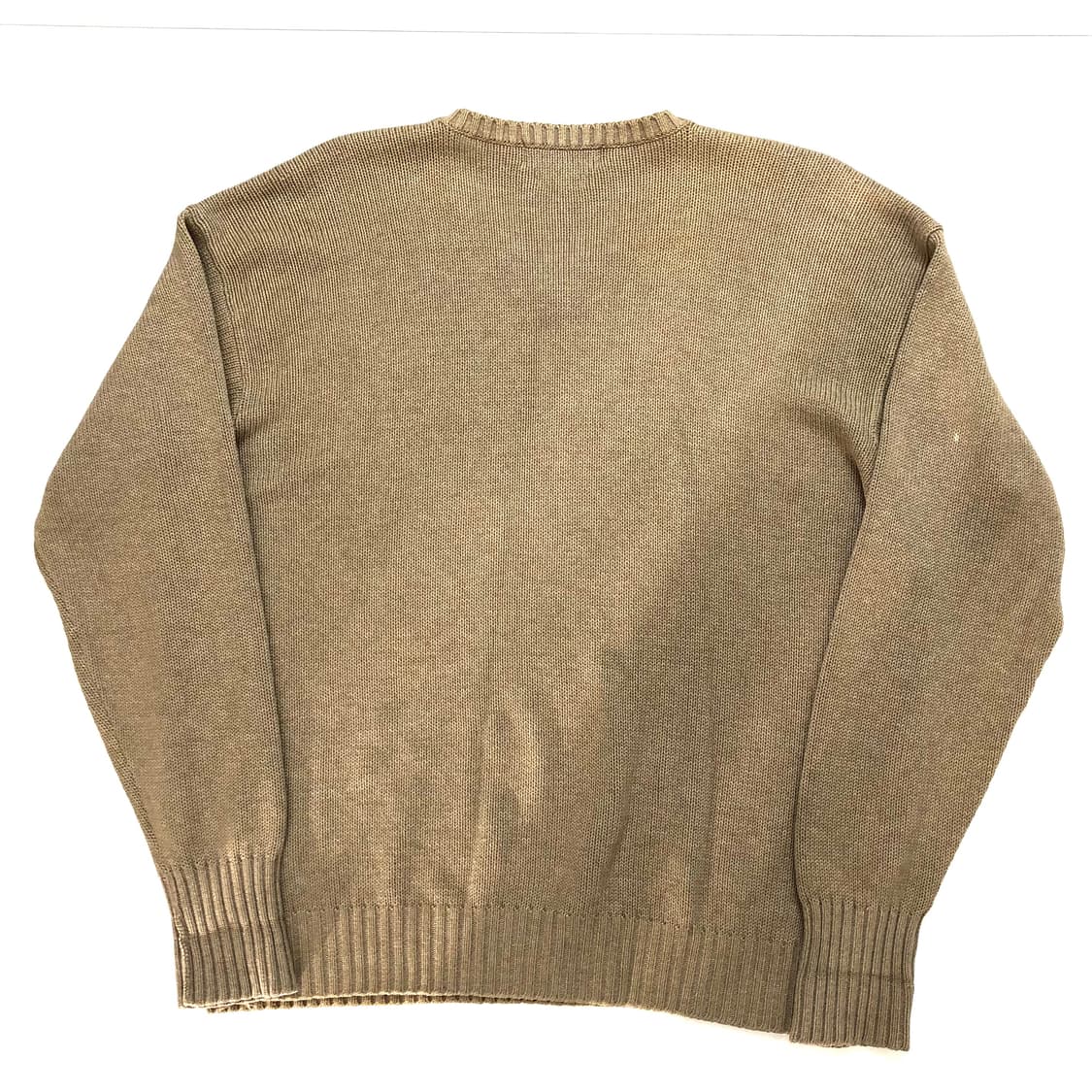 폴로 브이넥 베이지 니트 95 상품이미지2