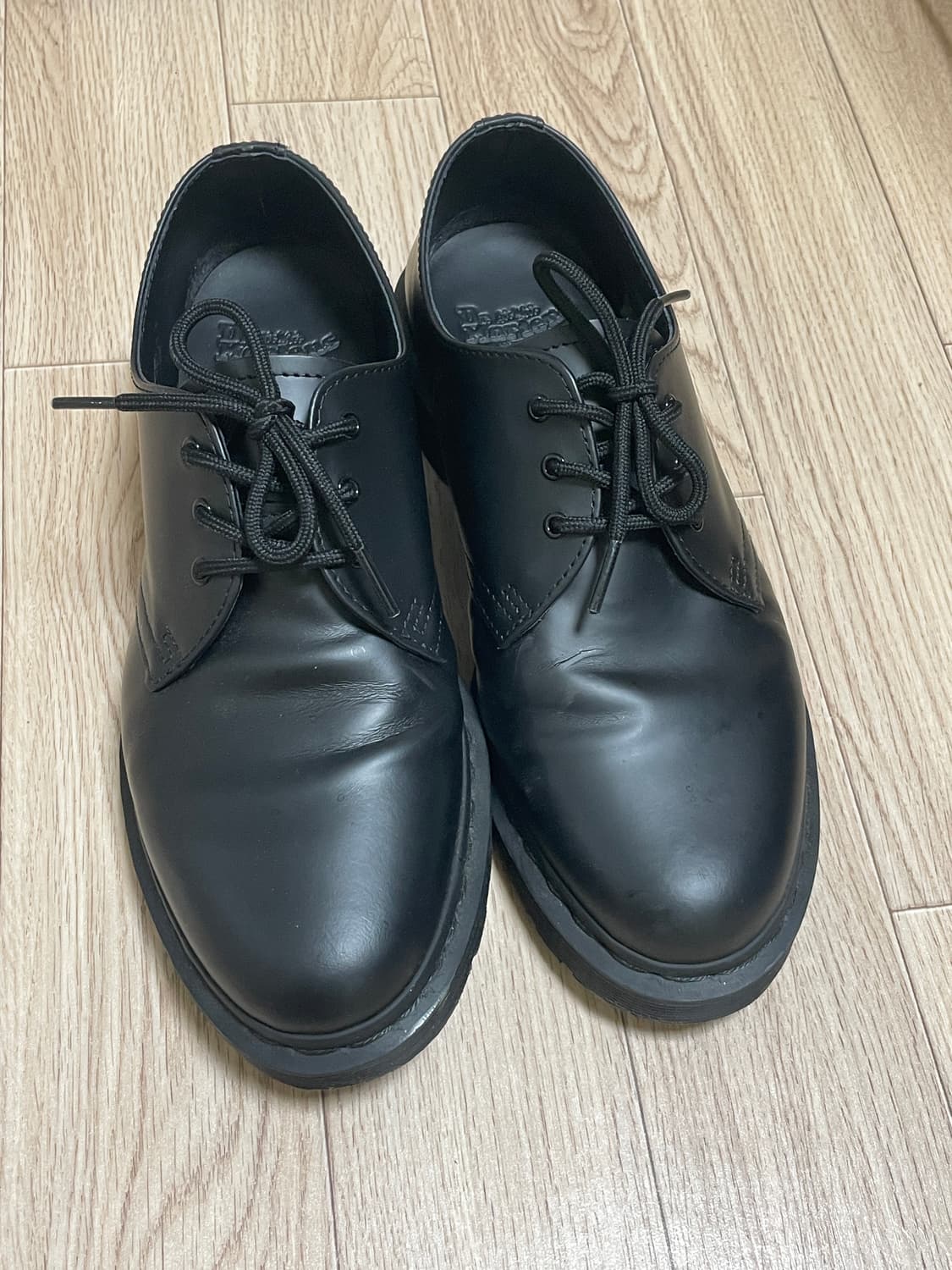 닥터마틴 1461 모노 270 실착 3회 상품이미지1