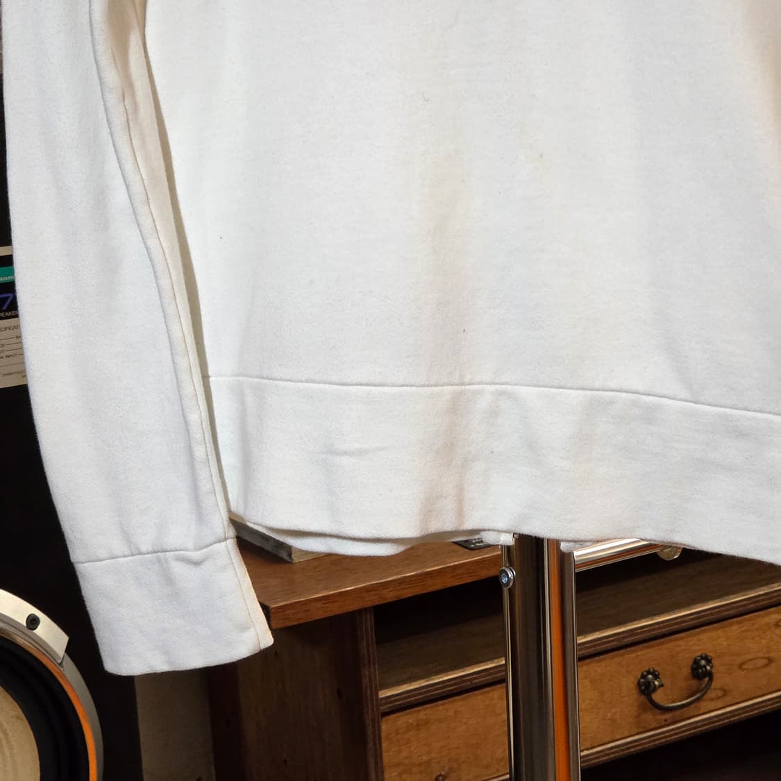 JPN 화이트 절개 라인 투웨이 후드집업 상품이미지6