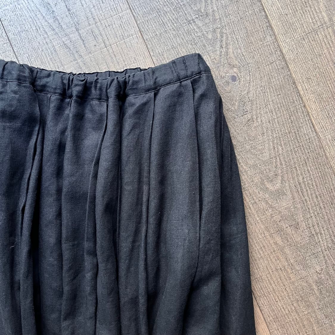 Linen Long Pleats Skirt 상품이미지4