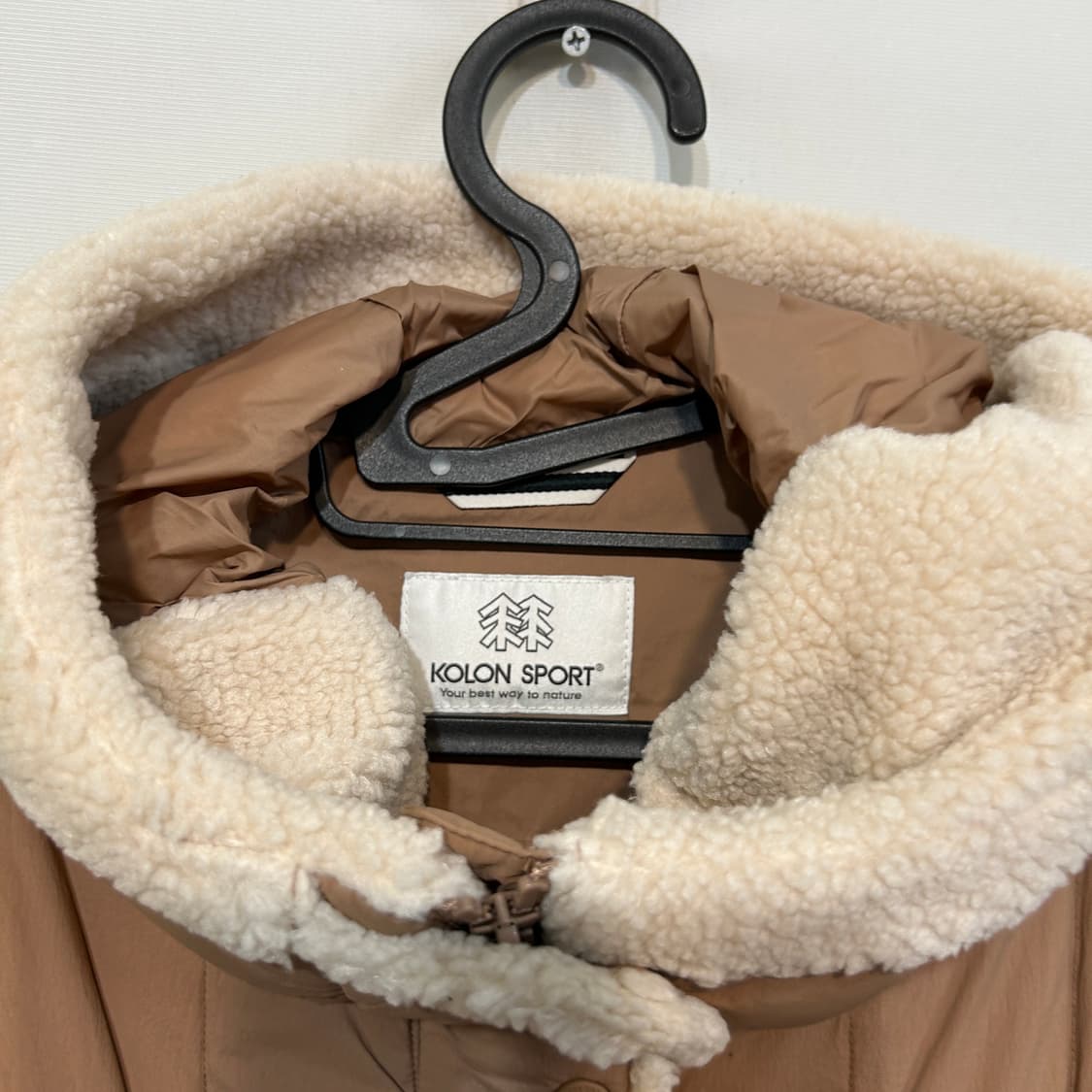 코오롱 여성 거위털 패딩 90 새상품급 상품이미지2