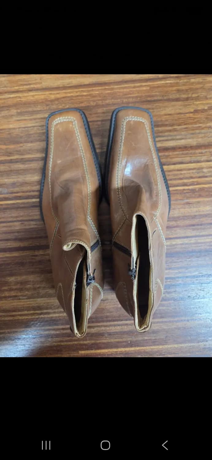 크리스찬 쥴리 빈티지 웨스턴 카우보이 미드 부츠 43 275  상품이미지2