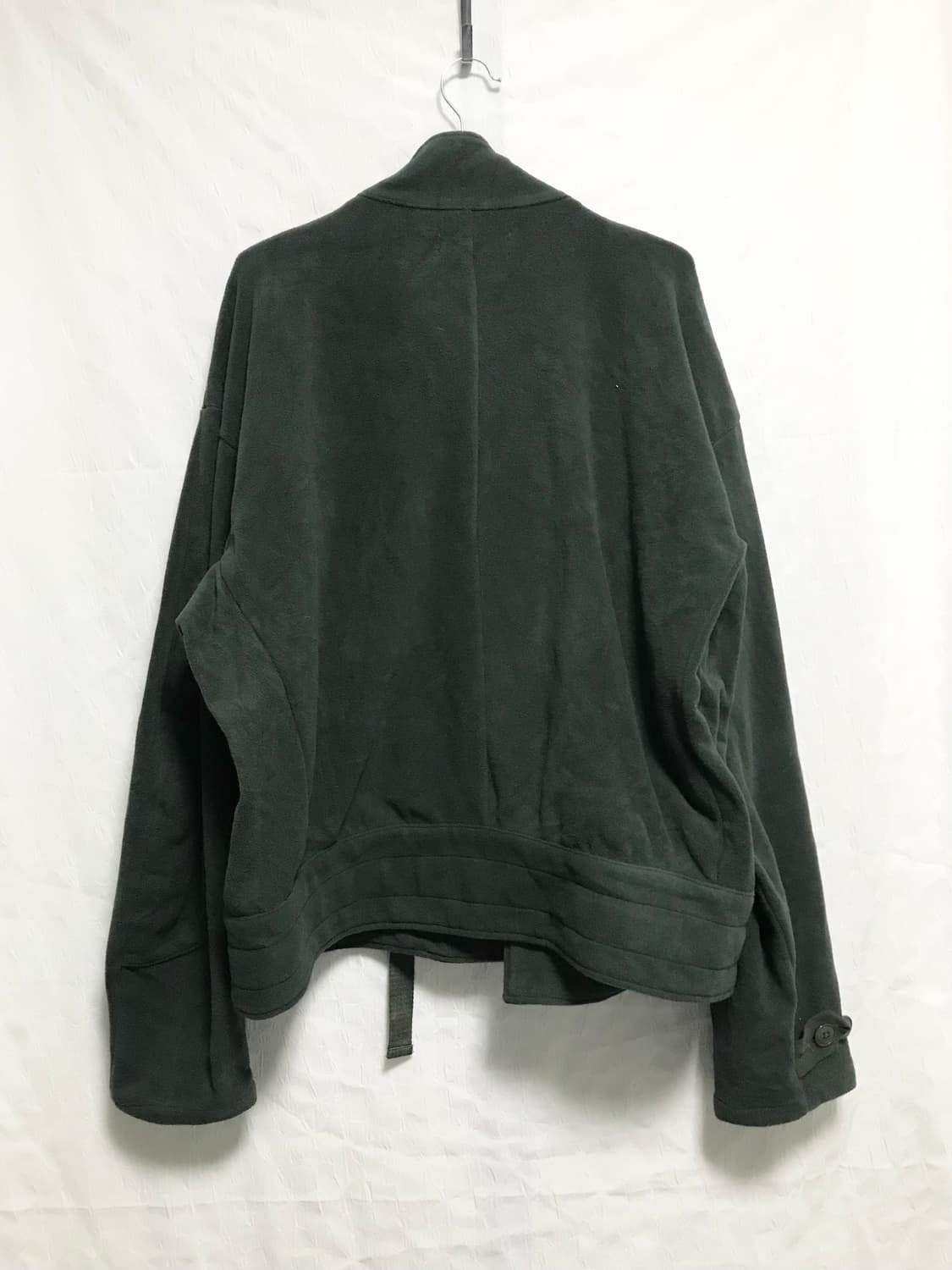 빈티지 모터사이클 밀리터리 디자인 버튼 후리스 자켓 상품이미지2