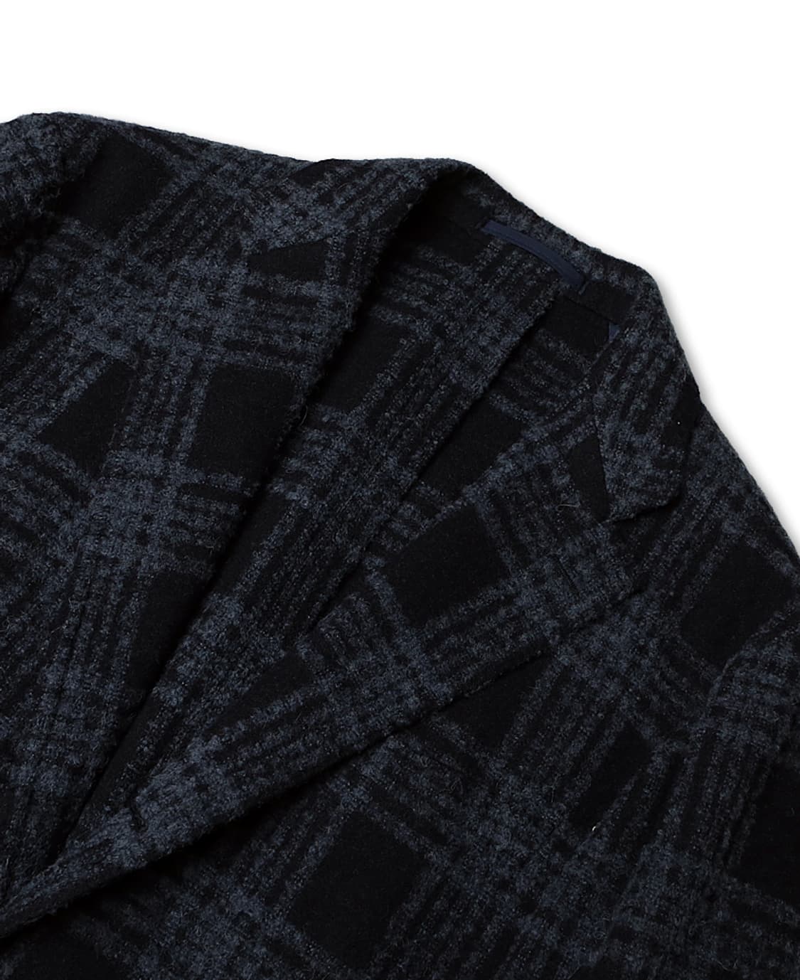 링자켓 [Ring Jacket] 네이비 울 알파카 헤어리 소프트 자켓 상품이미지2