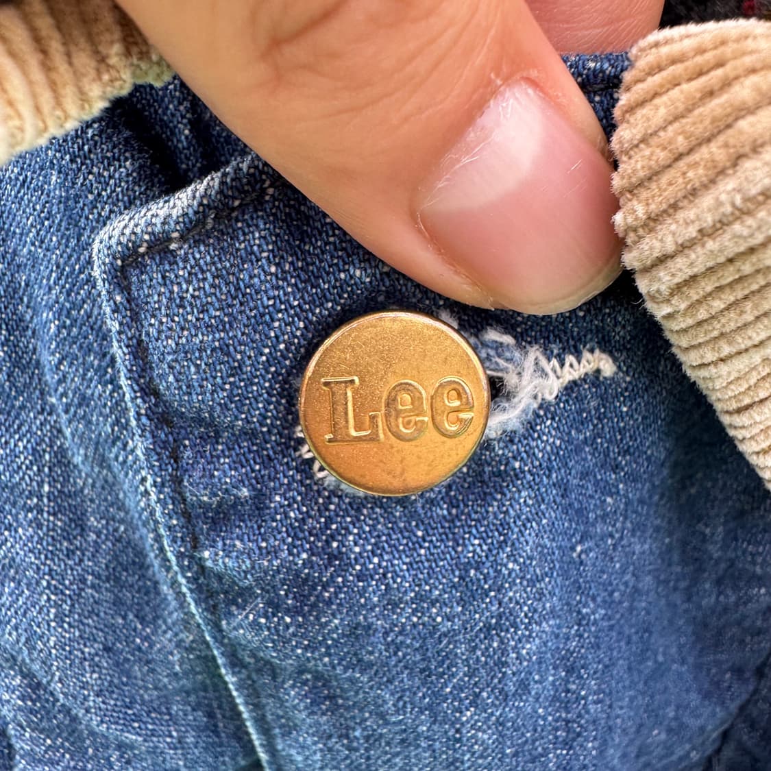 빈티지 Lee 81-LJ 데님 워크 초어 자켓 70s초기 usa 상품이미지7