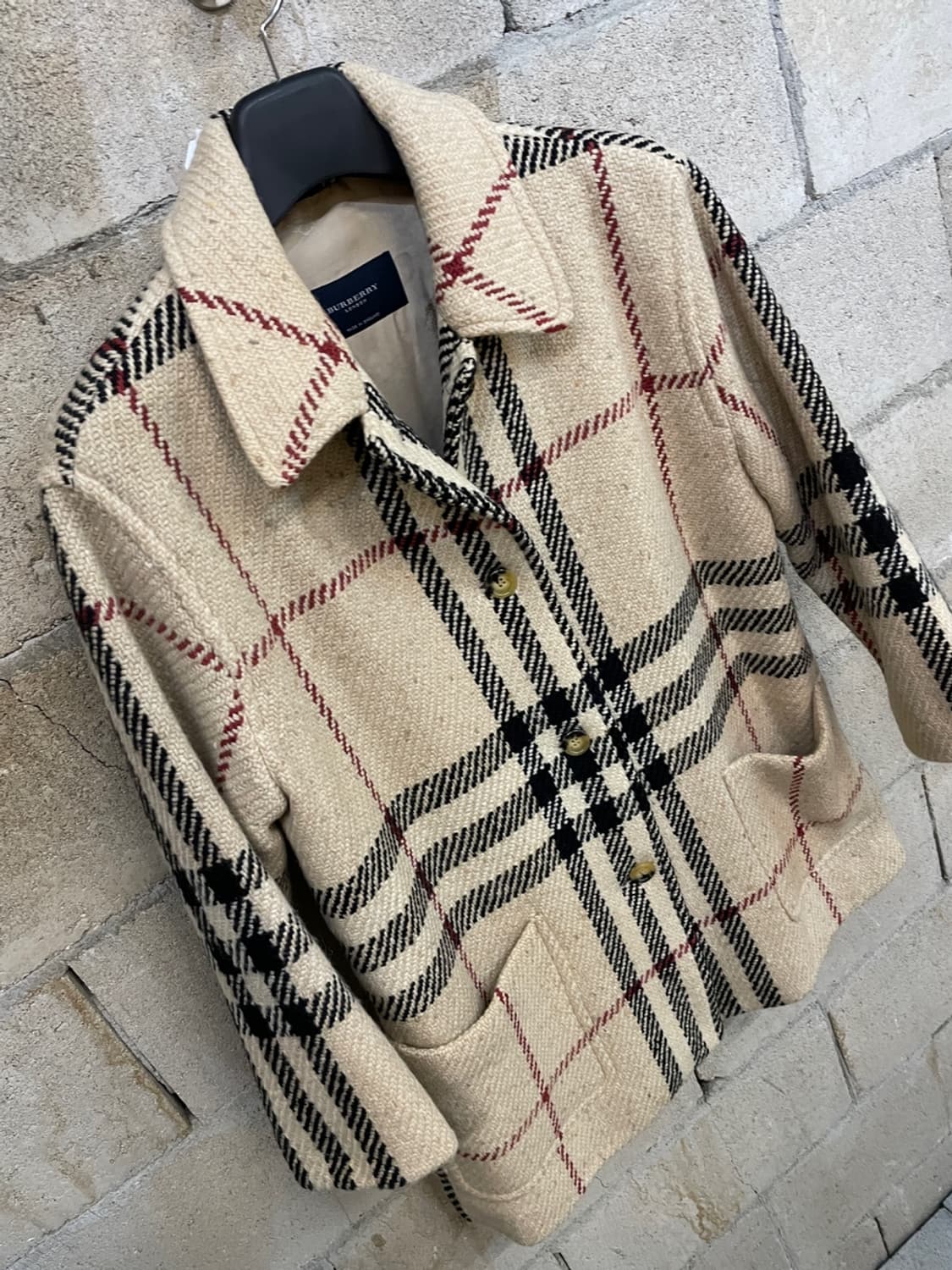 버버리 노바 체크 울 코트  상품이미지3