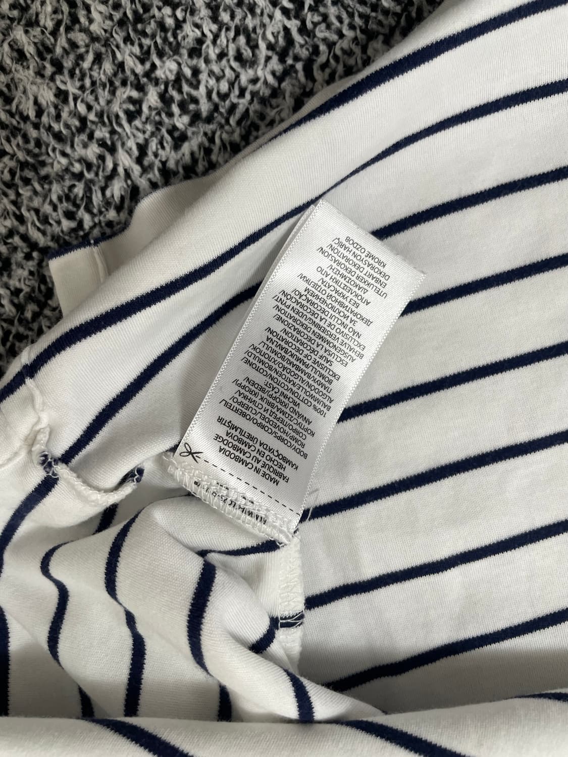 빈티지9. 폴로랄프로렌 커스텀 슬림핏 스트라이프 반팔 티셔츠 피케티 카라 상품이미지4