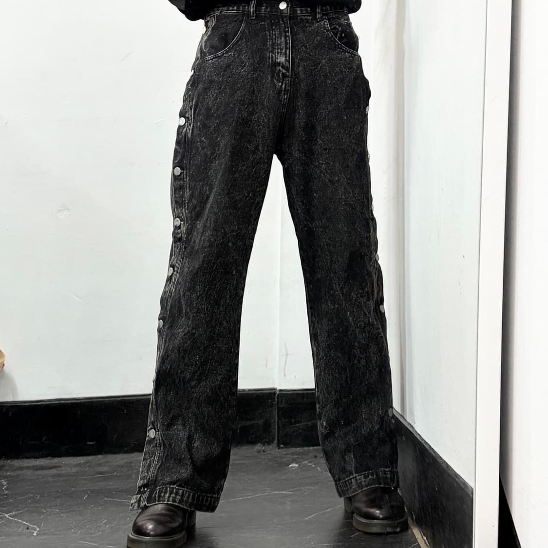 TKPA 사이드스냅 웨스턴 데님 팬츠 상품이미지3