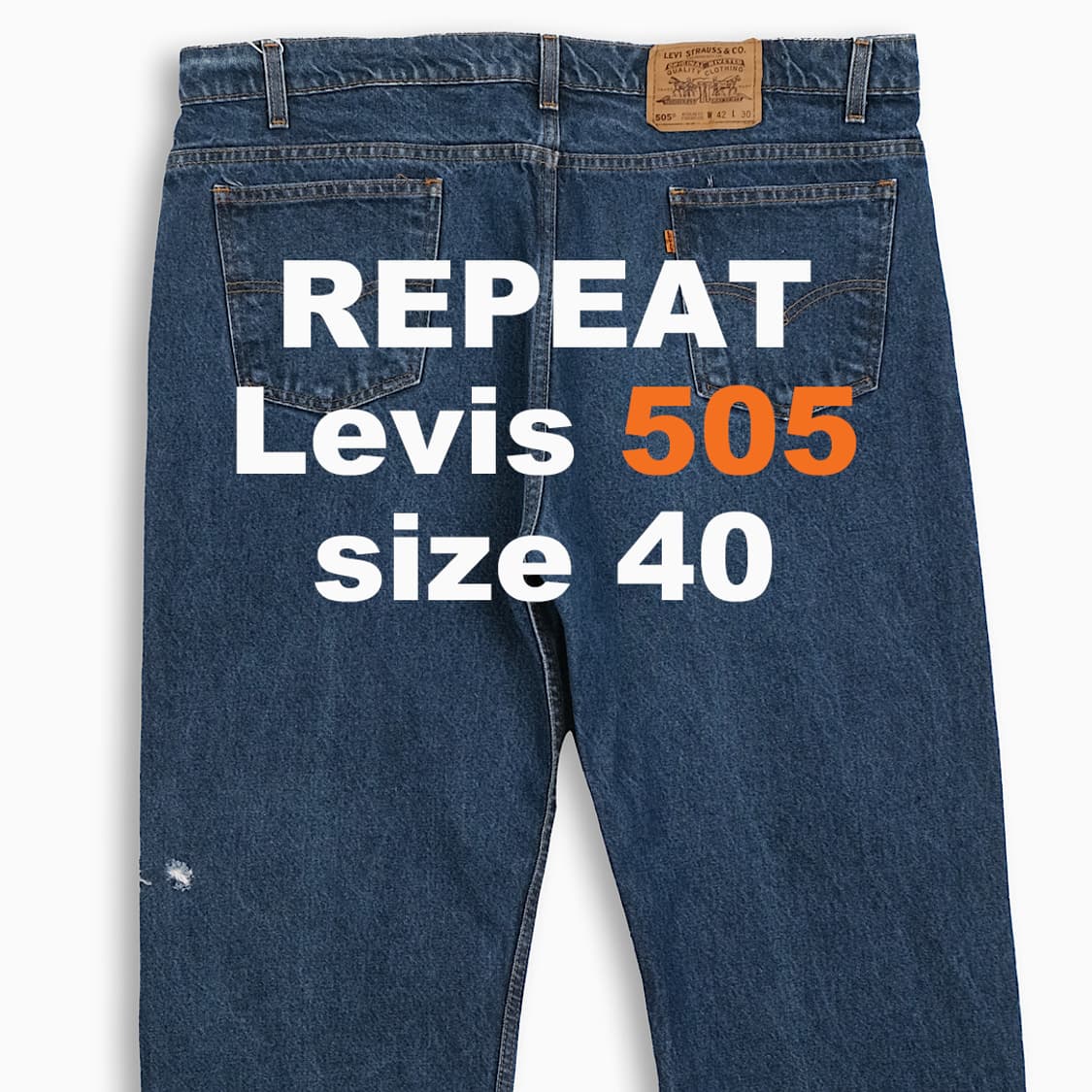 리바이스 505 오렌지탭 진청 90s 40 인치 OR5054232 상품이미지1