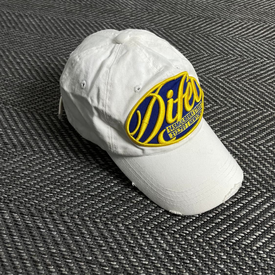 인터크루 y2k 빈티지 화이트 볼캡y 3794 상품이미지3