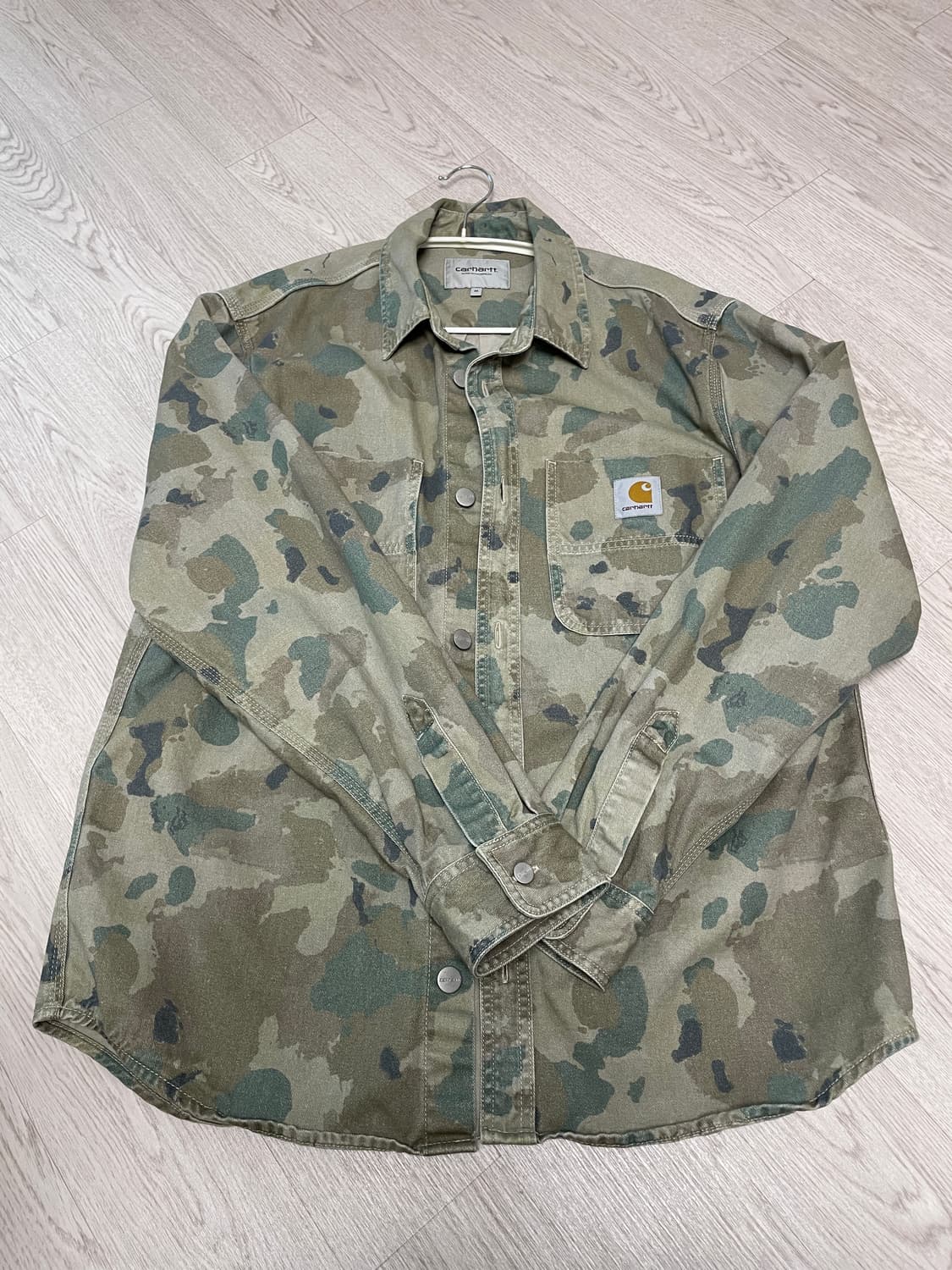칼하트 wip 멜빌 셔츠 자켓 카모 m 상품이미지3