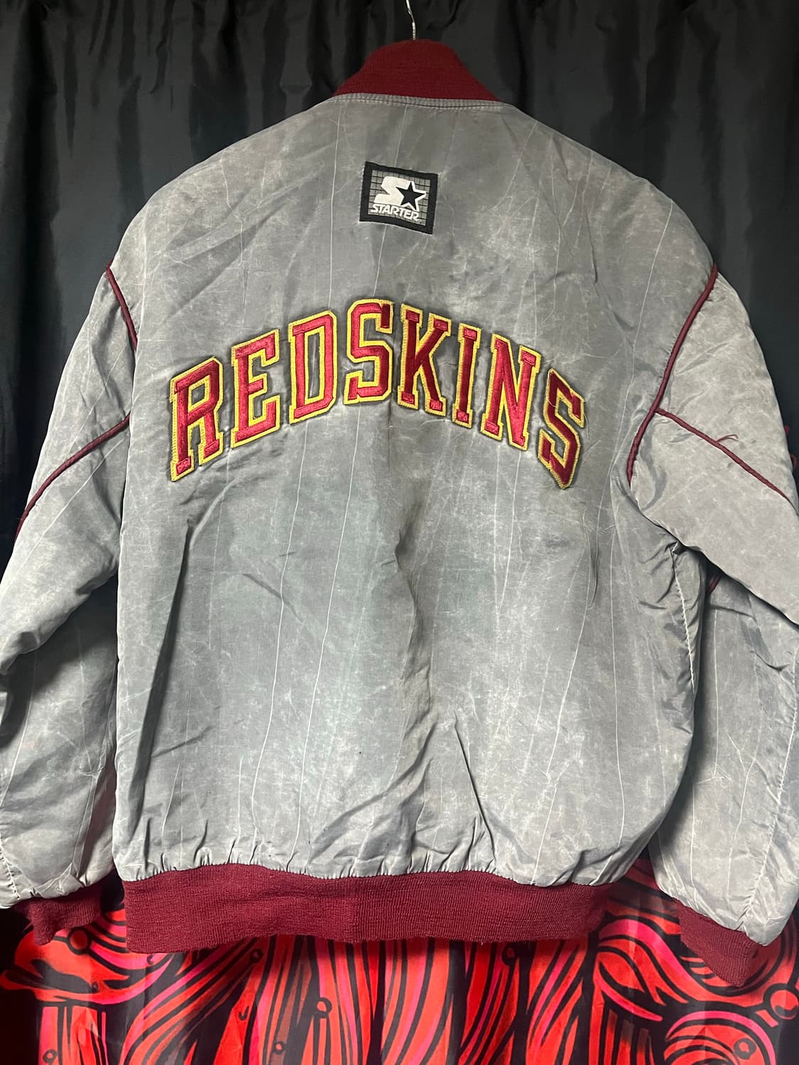 80s NFL 워싱턴 레드스킨즈 자켓 상품이미지2