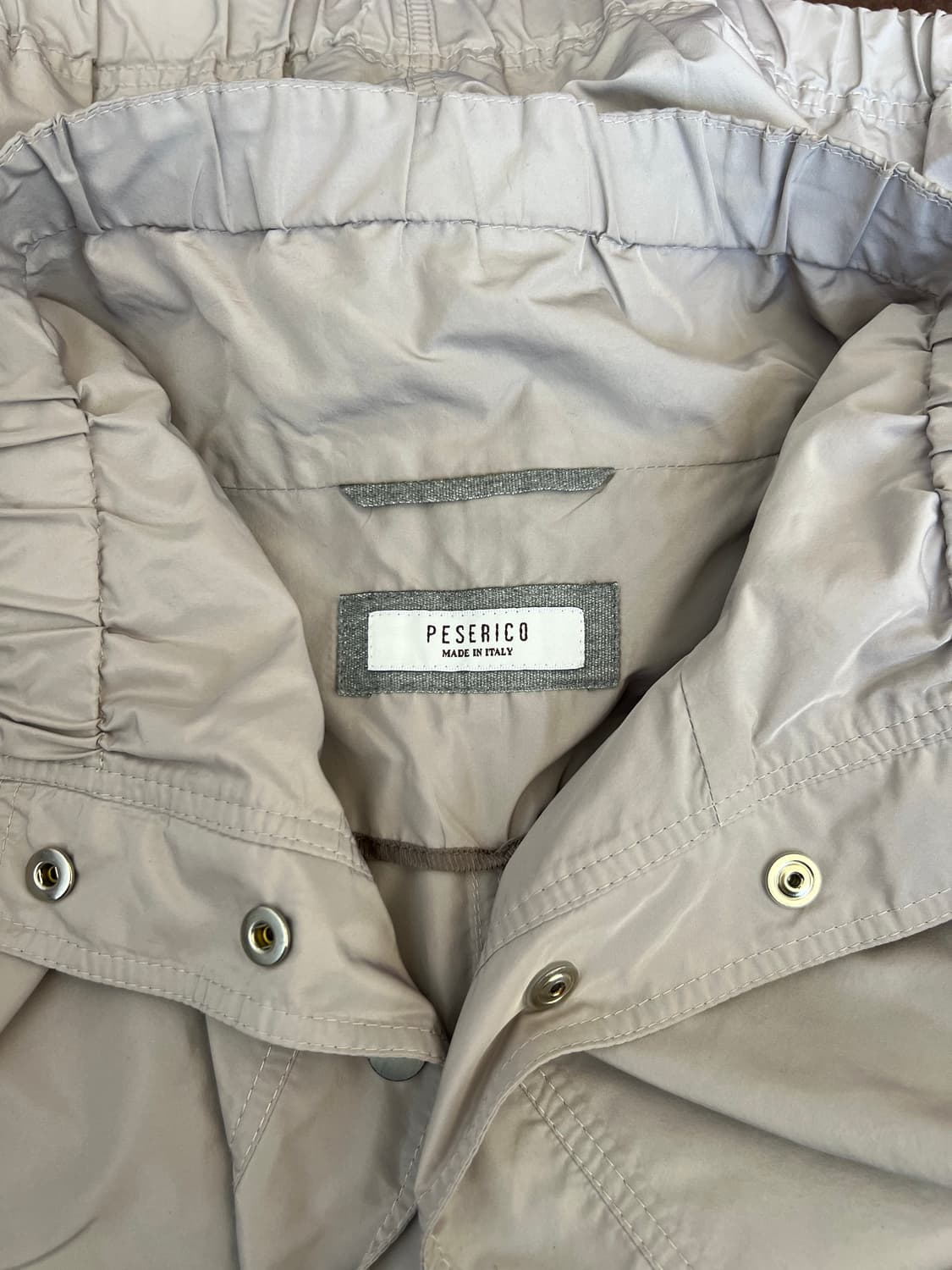 페세리코 여성 코코아베이지 바람막이자켓 반팔점퍼 상품이미지5