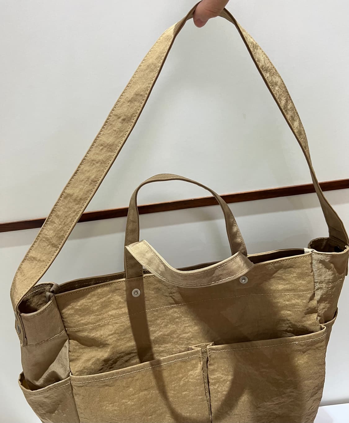 아이띵소 HEN DAY SHOPPER (Beige) 상품이미지8