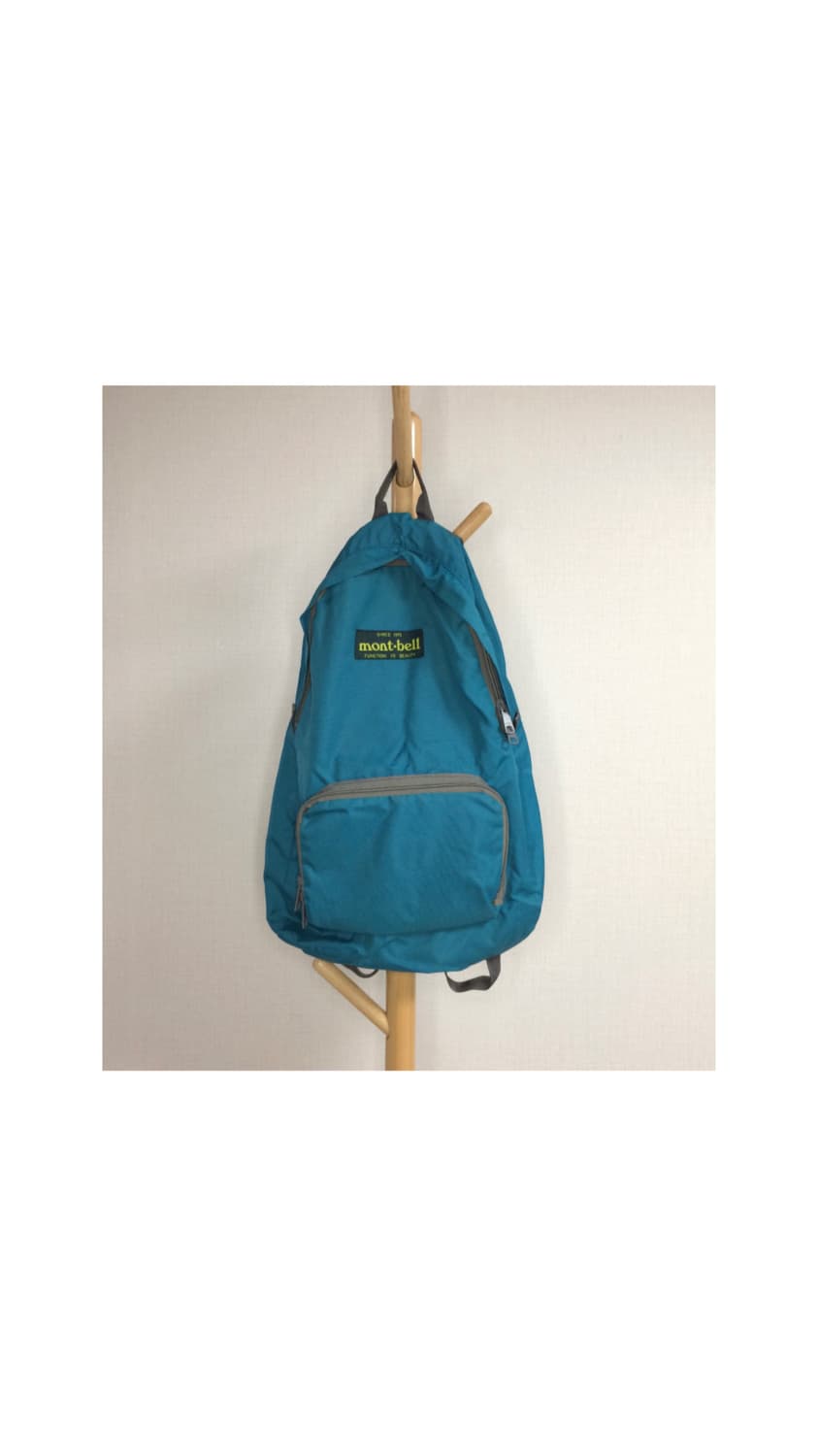 몽벨 90s 블루 패커블 경량 백팩 상품이미지1