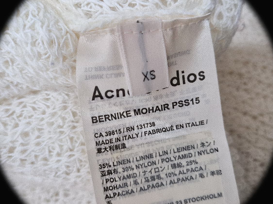 Acne Studios Mohair loose-fit ivy knit 상품이미지2