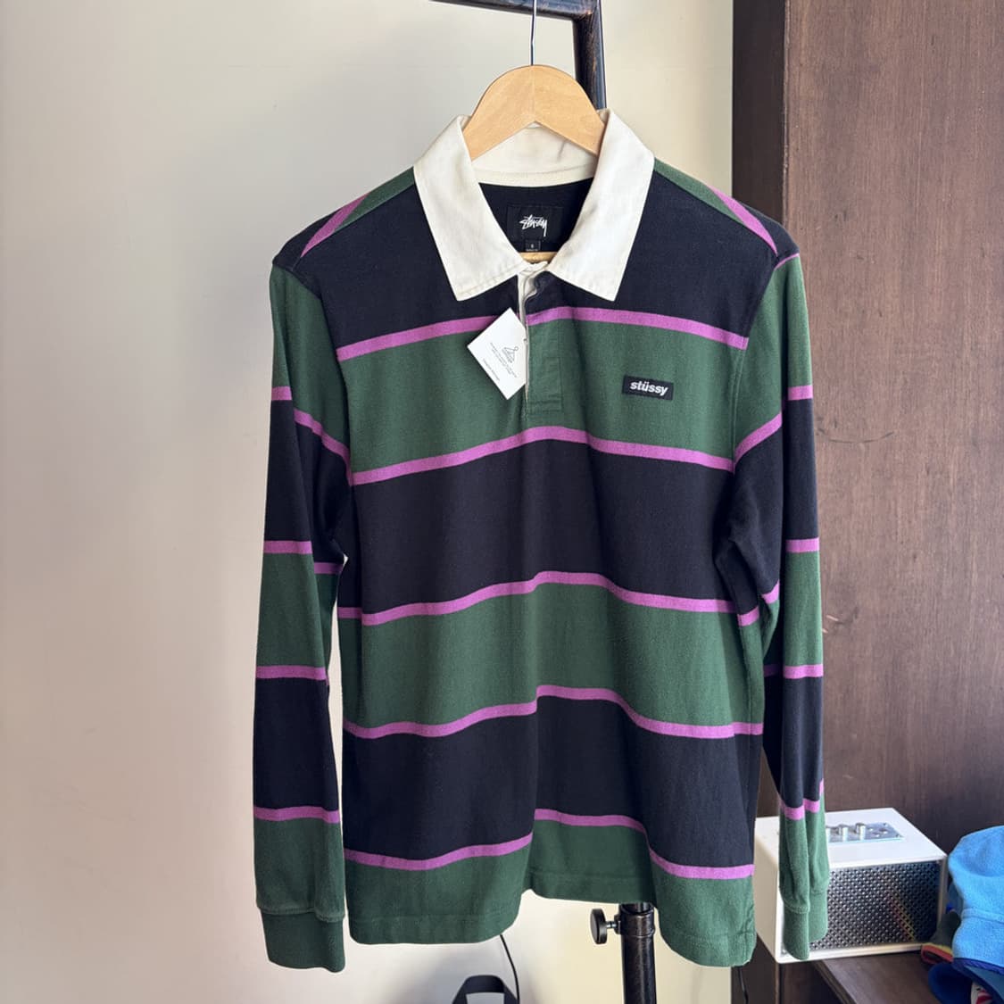 16097 - 스투시 스트라이프 럭비티 상품이미지2
