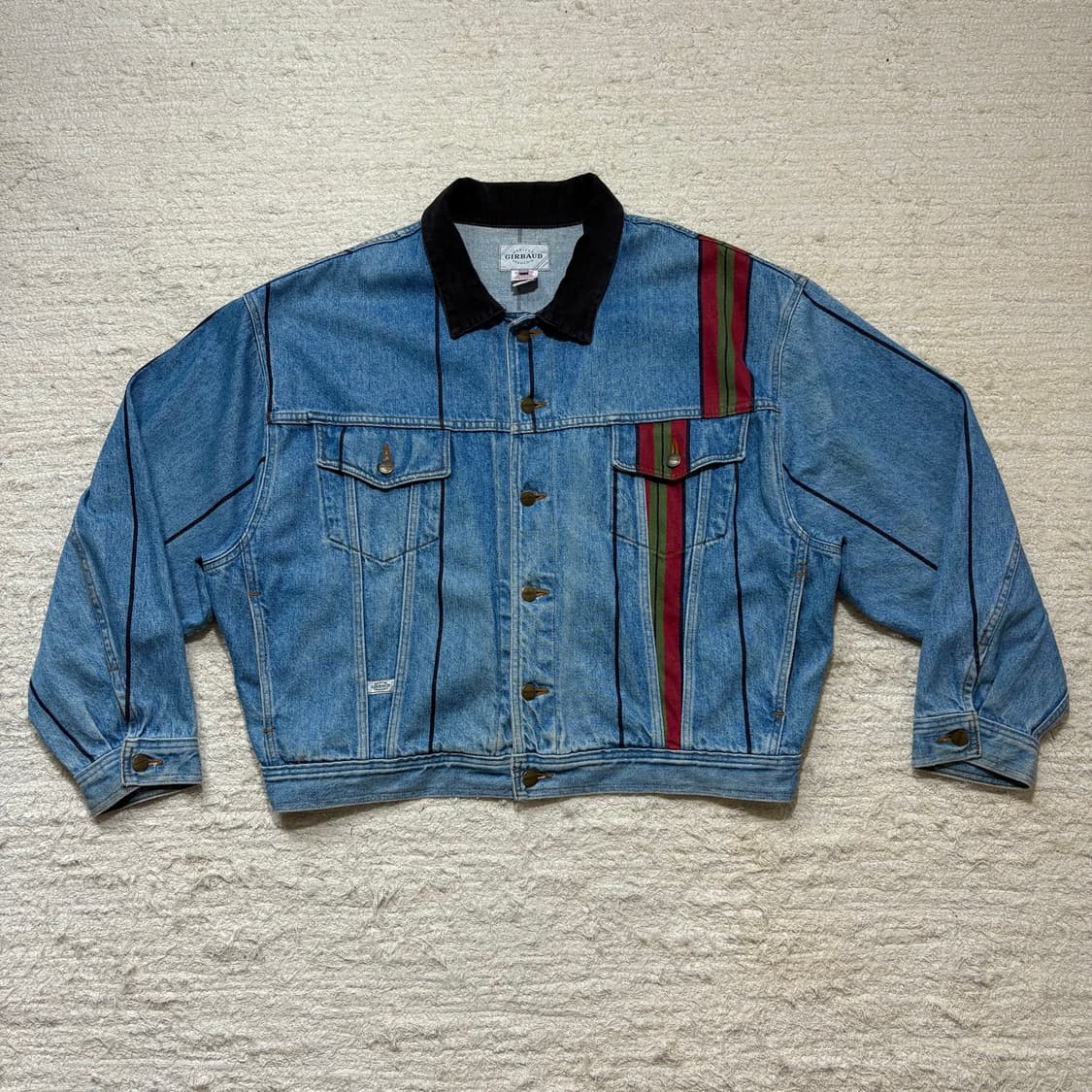 마리떼 프랑소와 저버 90s 패턴 데님 자켓 상품이미지3