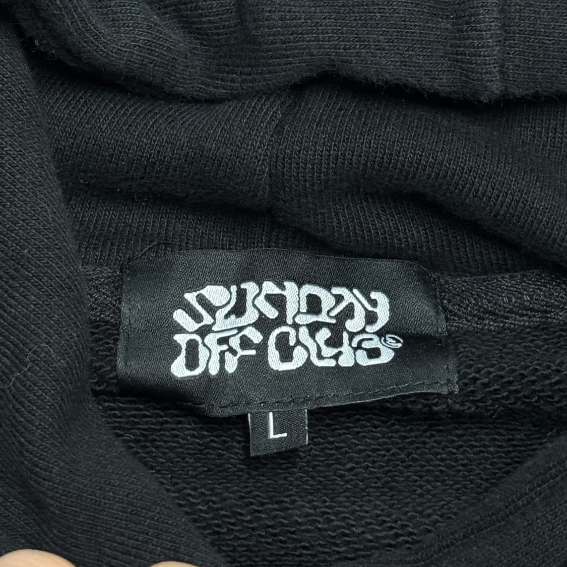 선데이 오프 클럽 프린팅 후드 L 상품이미지4