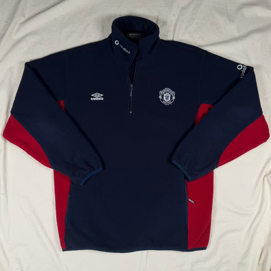 00-01 엄브로 맨체스터 유나이티드 맨유 축구 후리스 웜업 상품이미지2