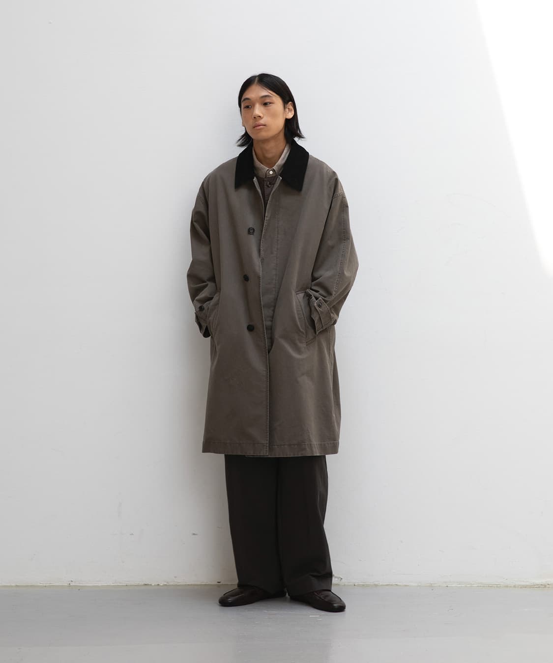 어나더오피스 Bonjour Mac Coat  (Gray mocha) 상품이미지7