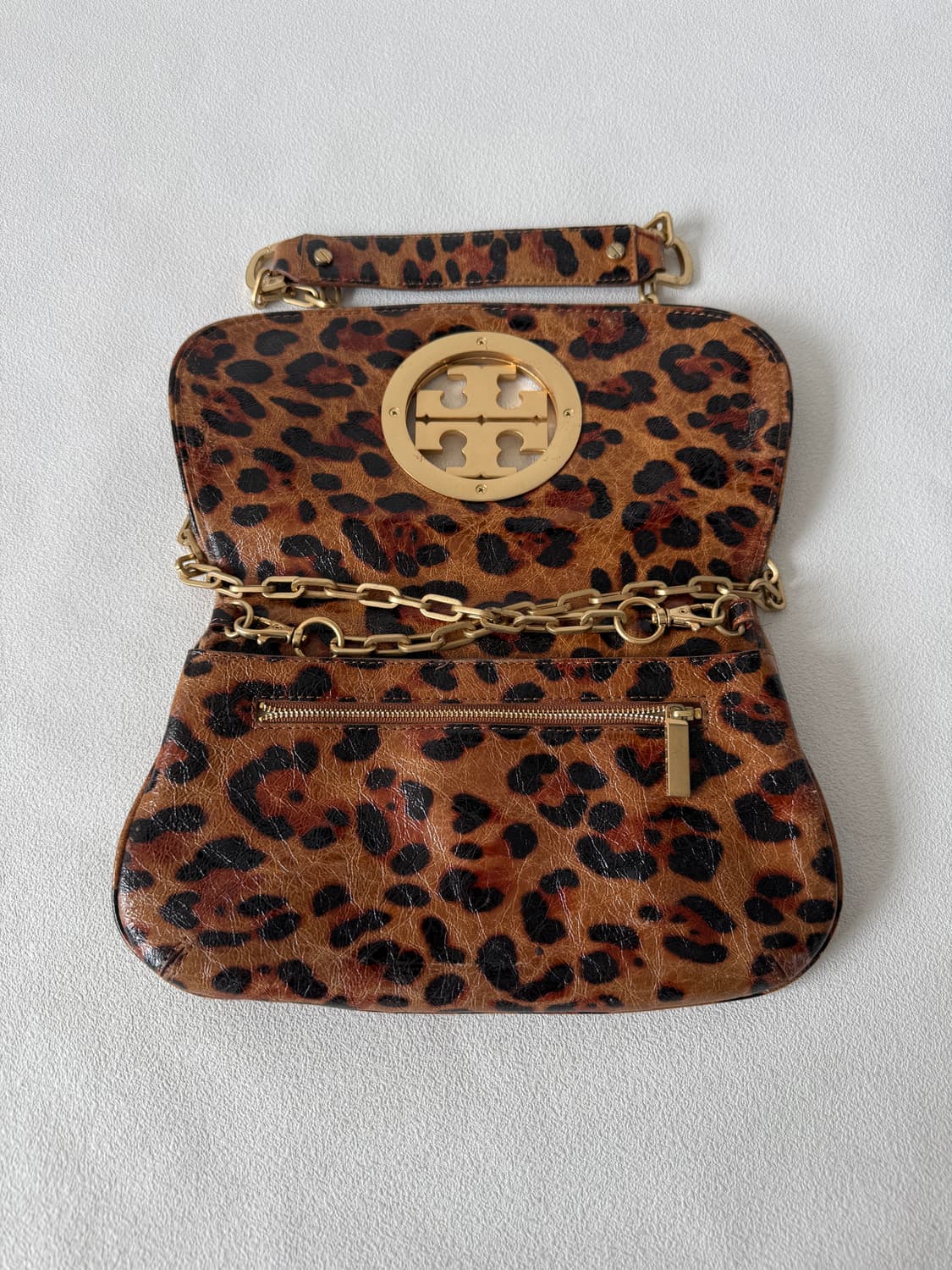 토리버치(TORYBUCH) 레더 레오파드 체인백 상품이미지4