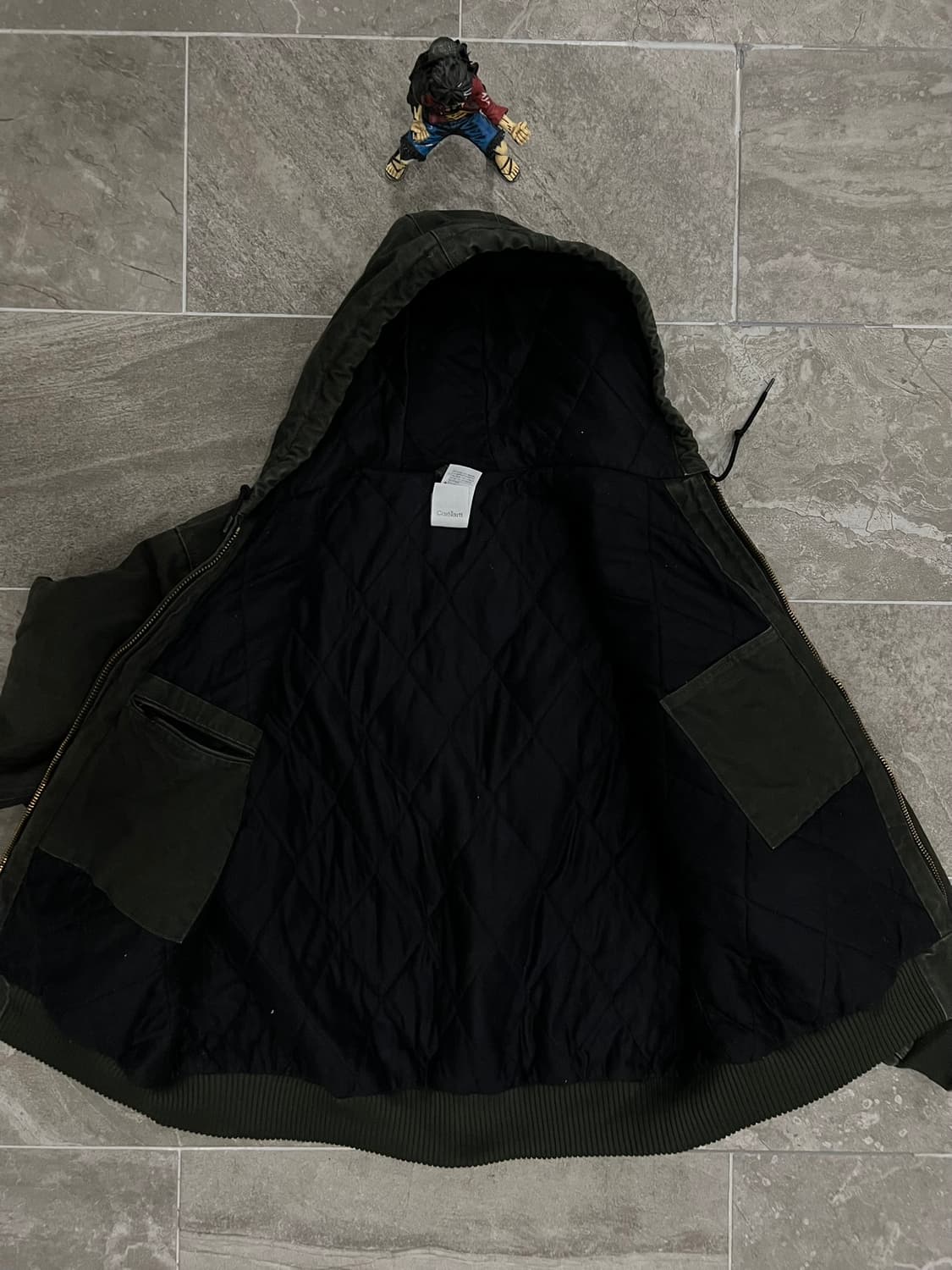 (XL) 칼하트 후드 덕 액티브 자켓 J130 MOS 모스그린 상품이미지3