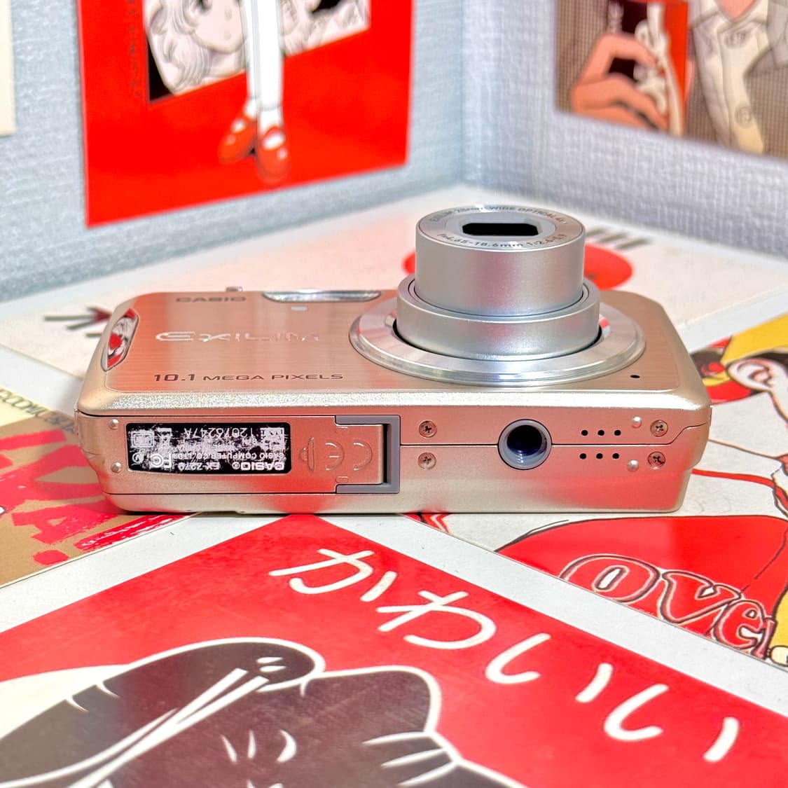 카시오 엑슬림 EX-Z270 샴페인골드 빈티지디카 상품이미지4