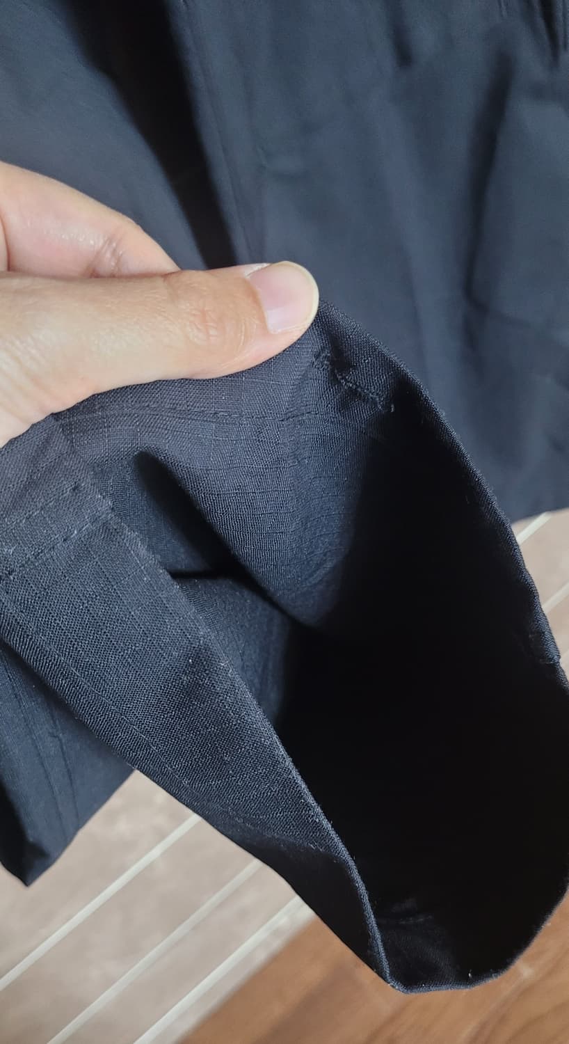 (남성34인치)블랙 카고 바지,작업복,캠핑바지 상품이미지3