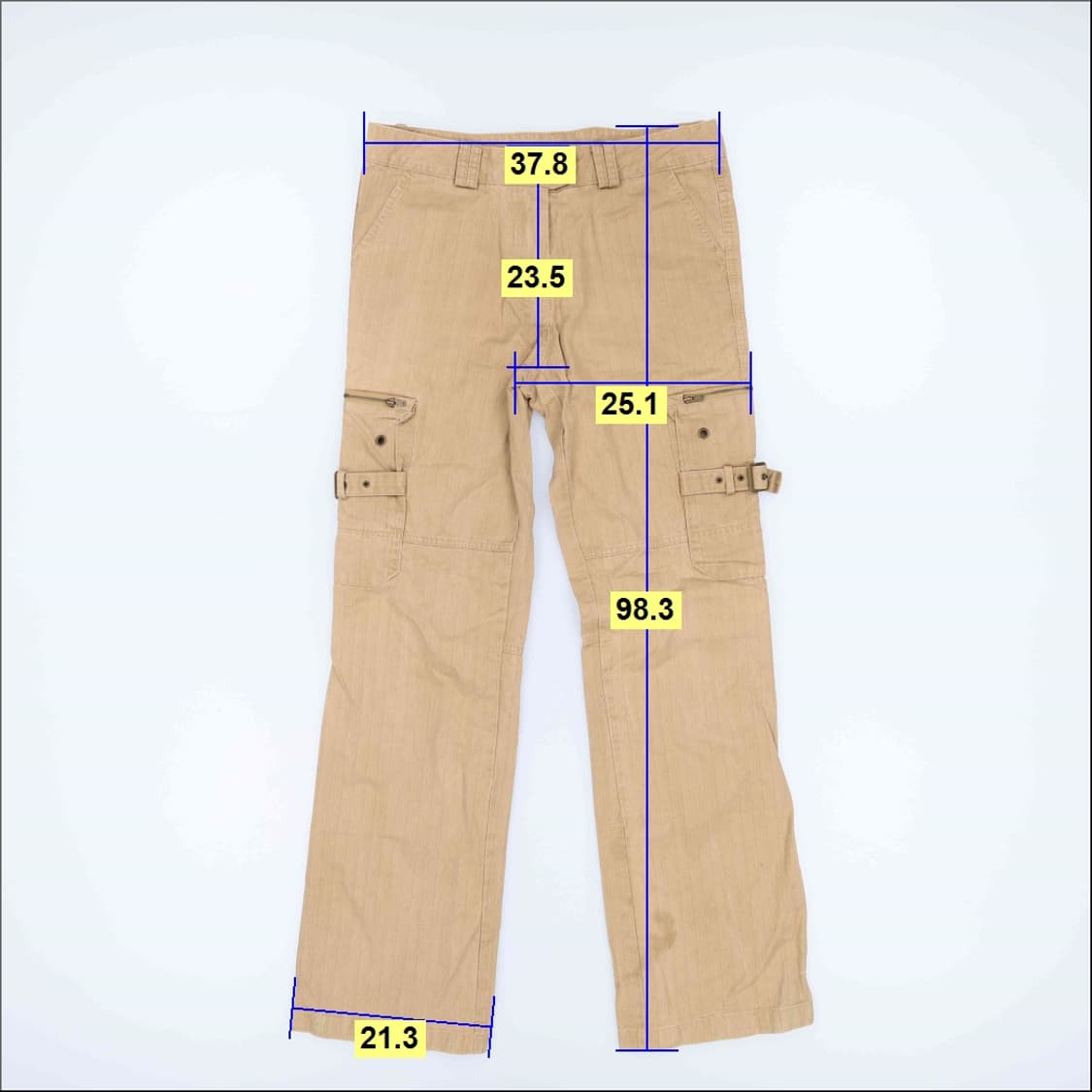 [M] 빈티지 여성 카고 일자 팬츠 0115H2 상품이미지6