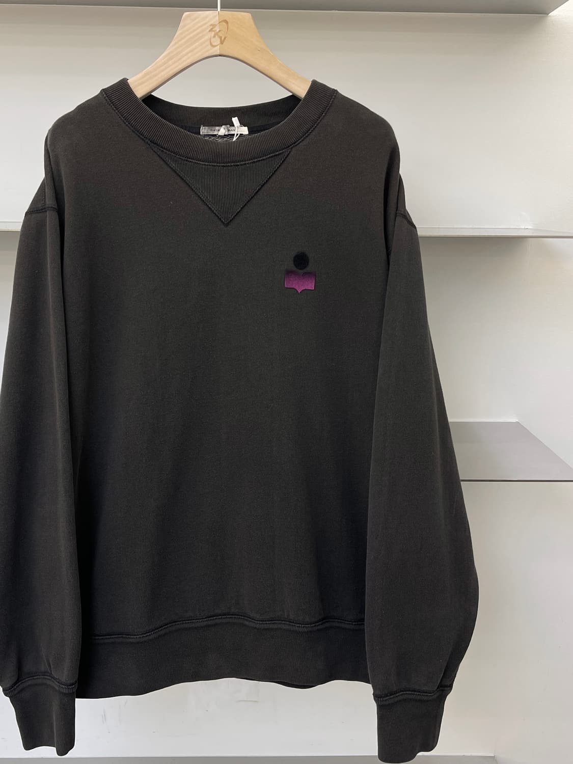 이자벨 마랑 21ss 마이크 벨벳 로고 스웻셔츠 상품이미지3