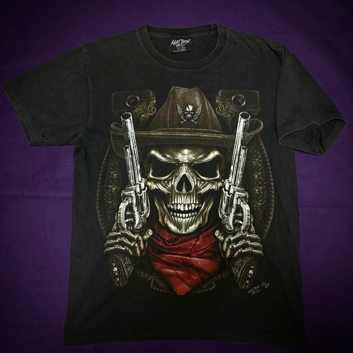 00s Rob S. Orange “Gunslinger Skull” Tee 상품이미지3