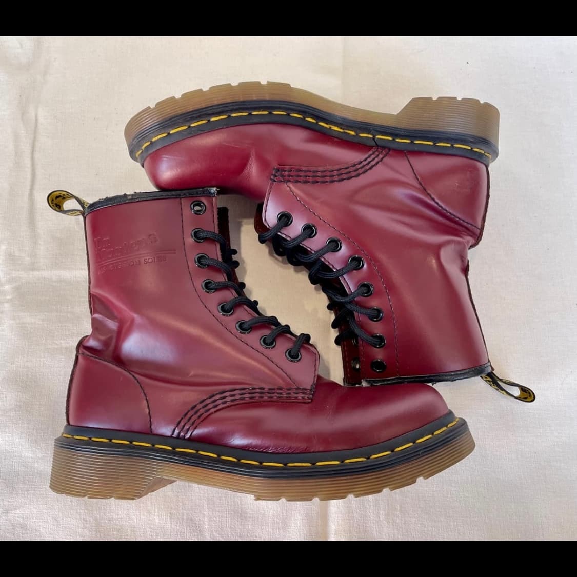 닥터마틴 1460 체리레드 8홀EU36(약230) 상품이미지4