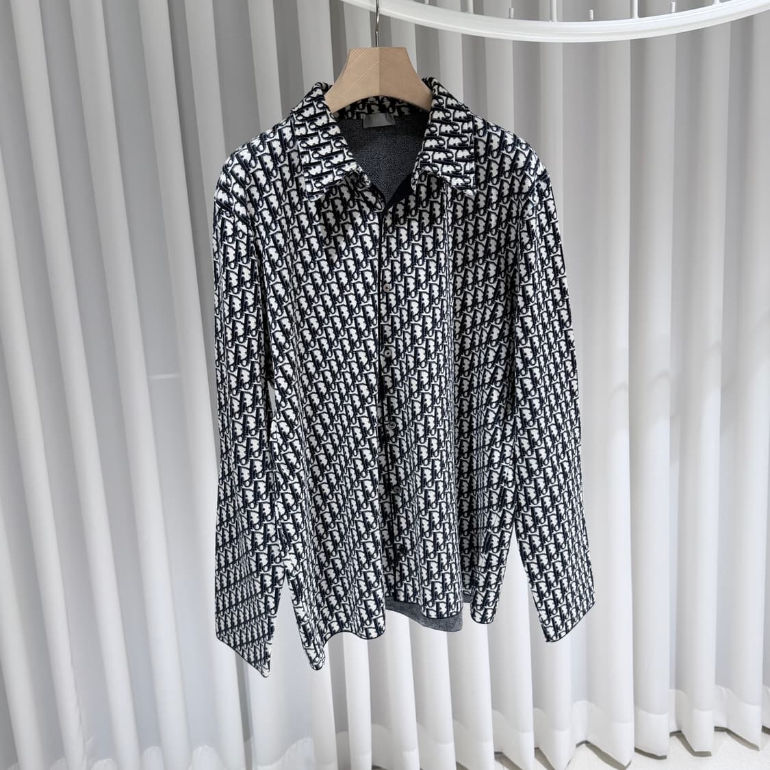 (A+/X3L) / 디올 오블리크 니트 오버 셔츠 상품이미지3