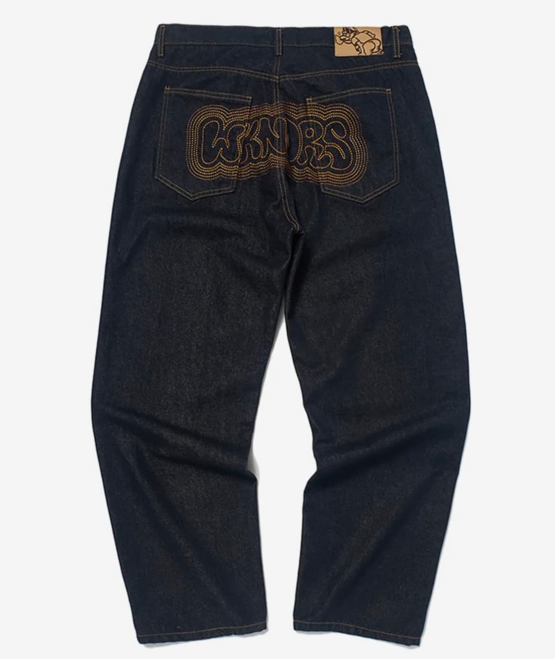 CHAIN STITCH DENIM PANTS (위캔더스X피로) 상품이미지1