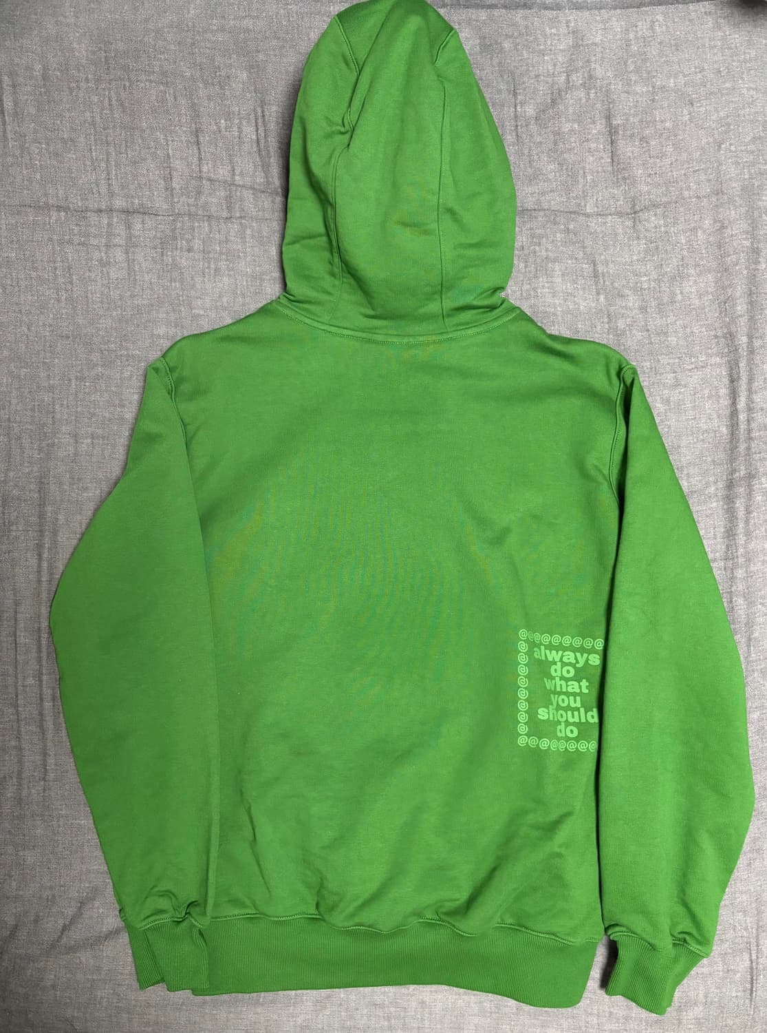 [M] always do what you should do 후드 그린 상품이미지6