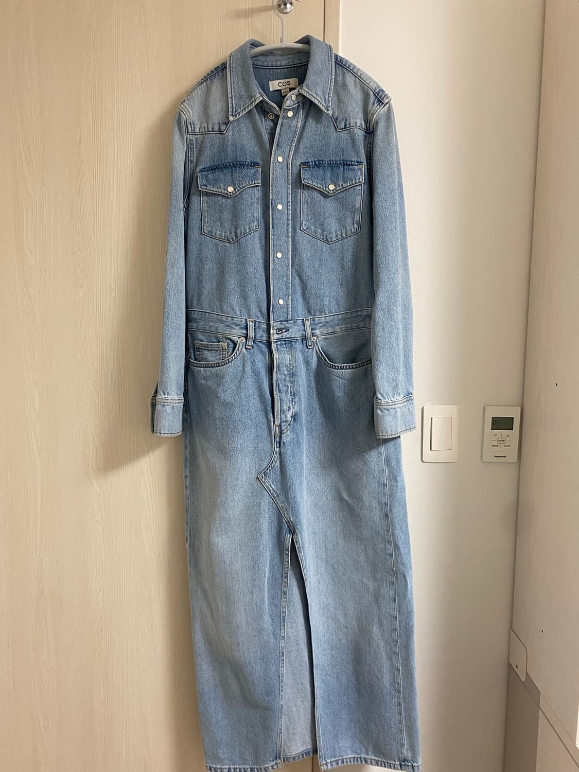 코스 맥시 데님 원피스 34 상품이미지5