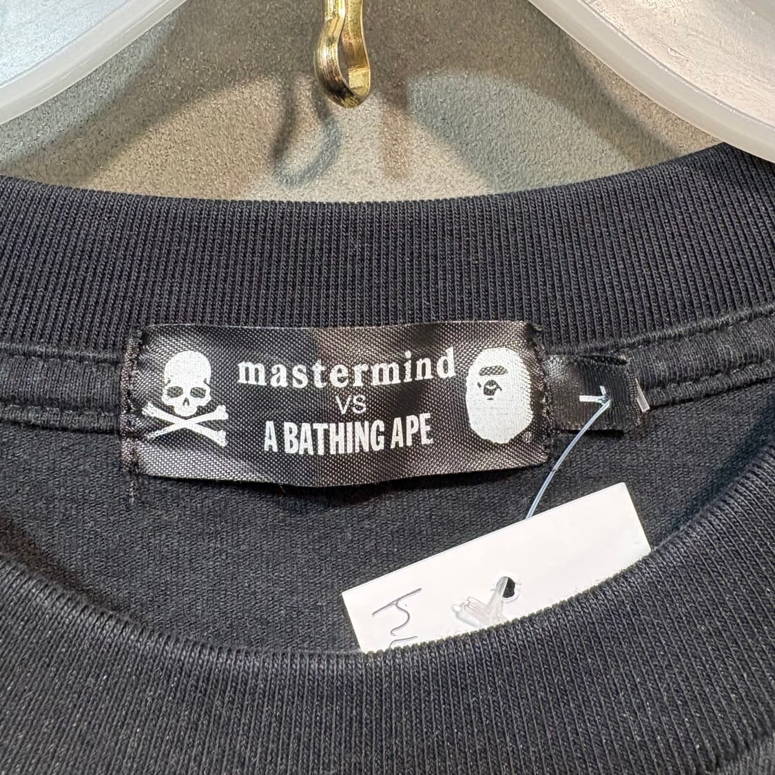 [L] MASTERMIND X BAPE 마스터 마인드 베이프 반팔 티셔츠 상품이미지5