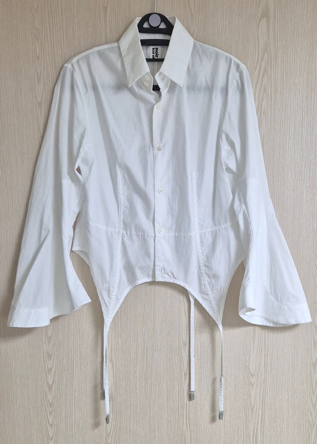 느와 케이 니노미야 코튼 개더 셔츠 (샘플품) 상품이미지2