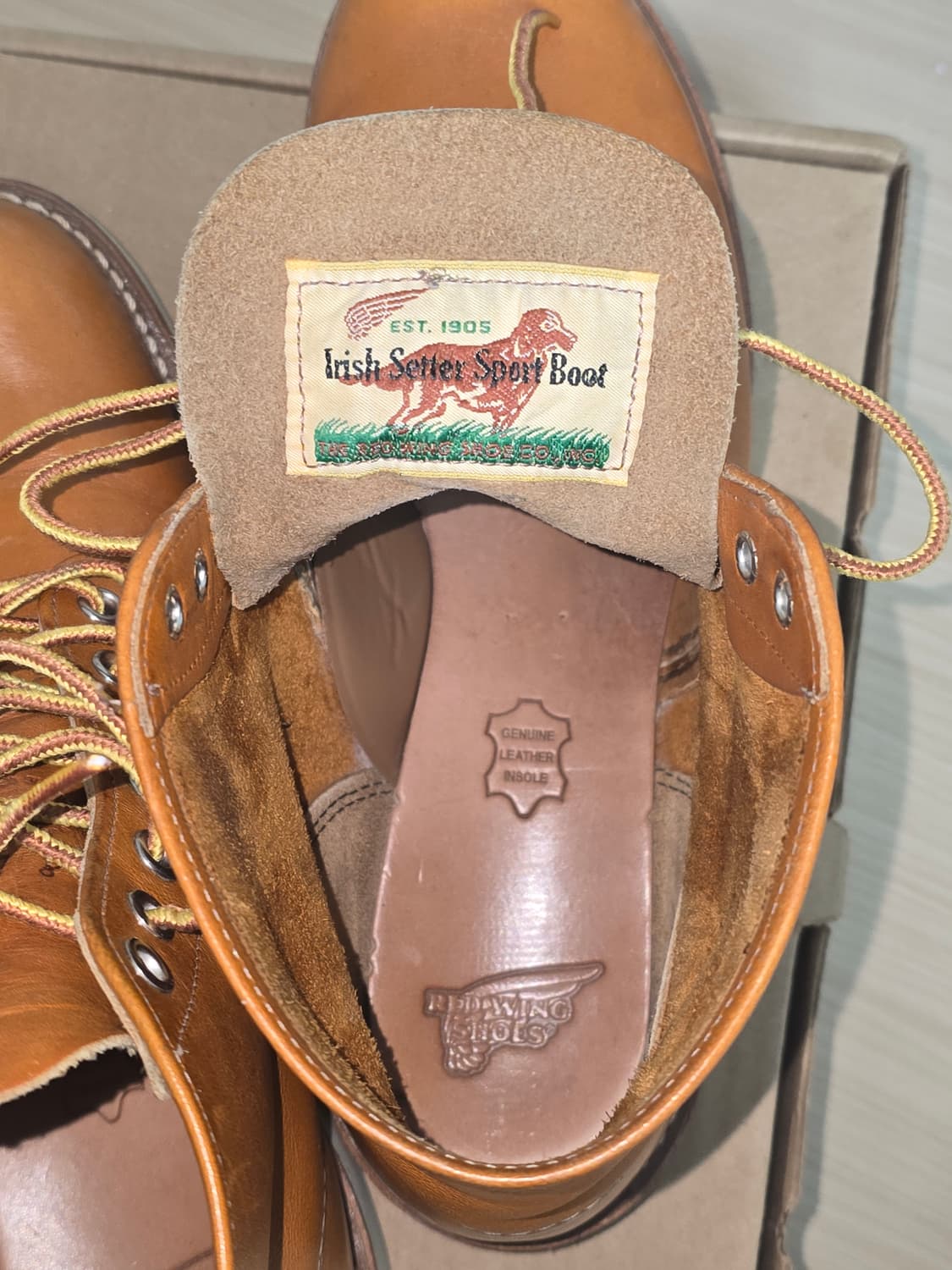 레드윙 Irish Setter 9871 가죽 부츠 260mm 상품이미지2