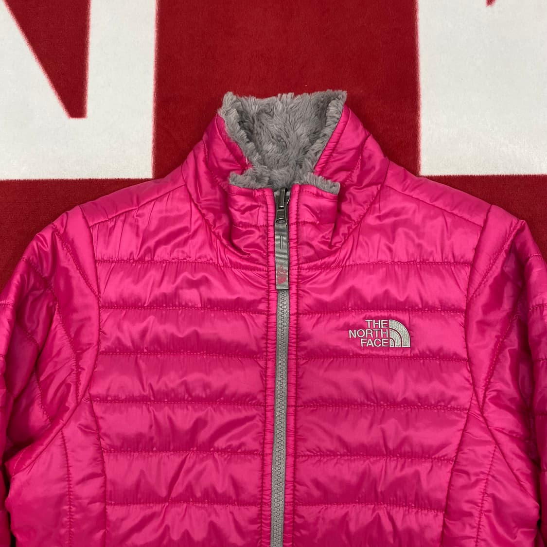 노스페이스 리버시블 경량패딩 실측 여성 44 상품이미지4