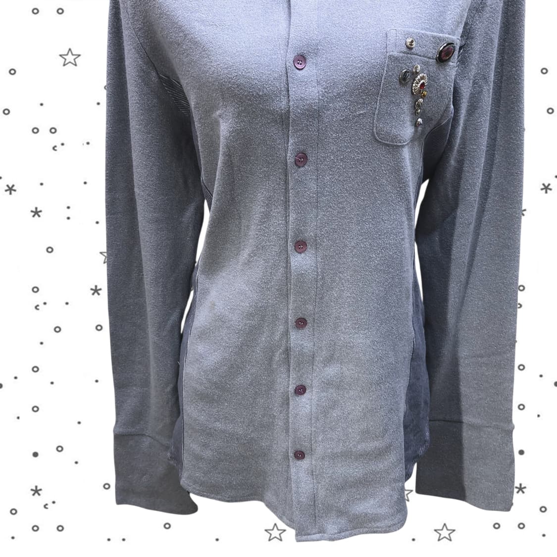 [1] 새제품 다잉브리드 롱 슬리브 니트 셔츠 28 상품이미지3