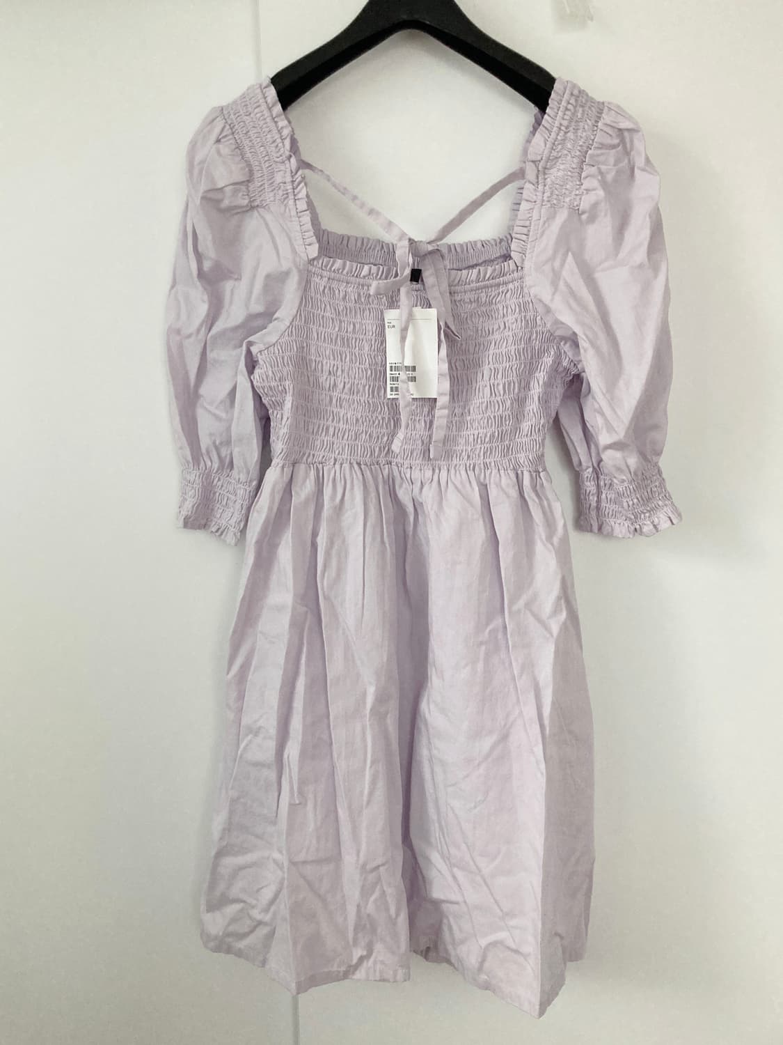 H&M 연보라 스퀘어넥 원피스 EUR36 상품이미지2