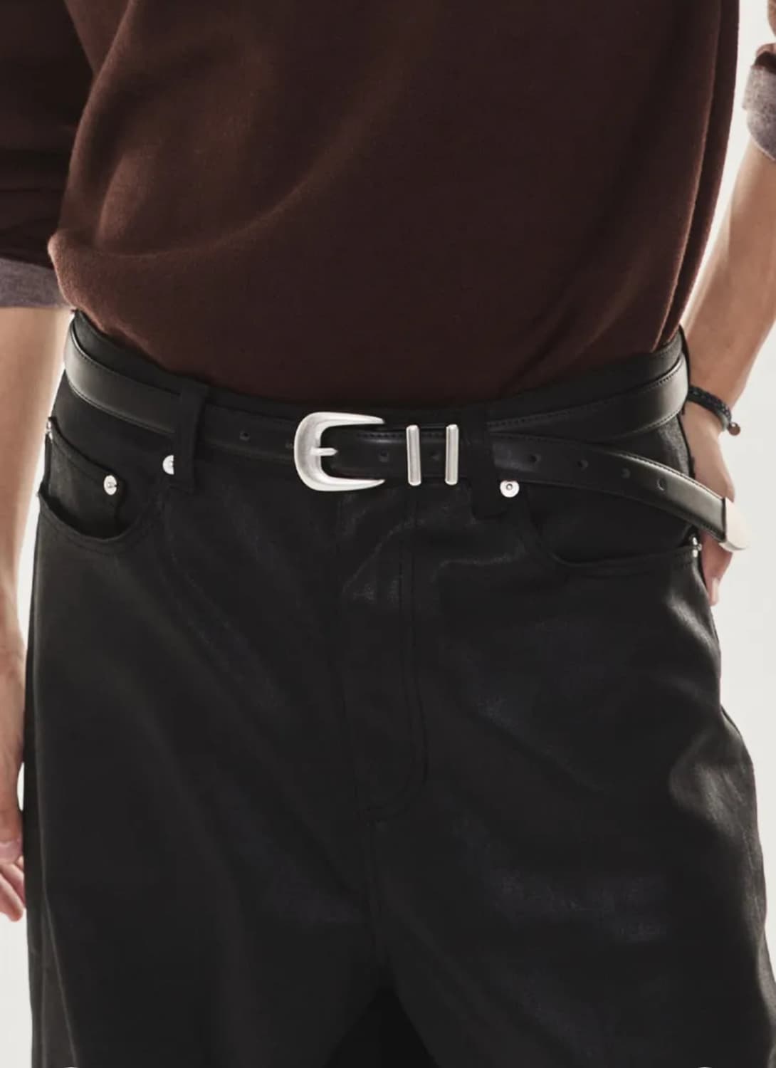 새상품] 기철 레더 벨트 상품이미지1