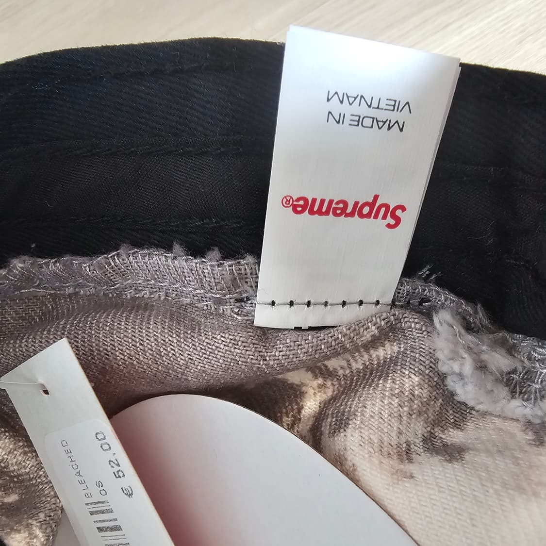 새제품) 슈프림 패치로고 데님 캠프캡 블리치드 볼캡 남자 여자 모자 상품이미지6