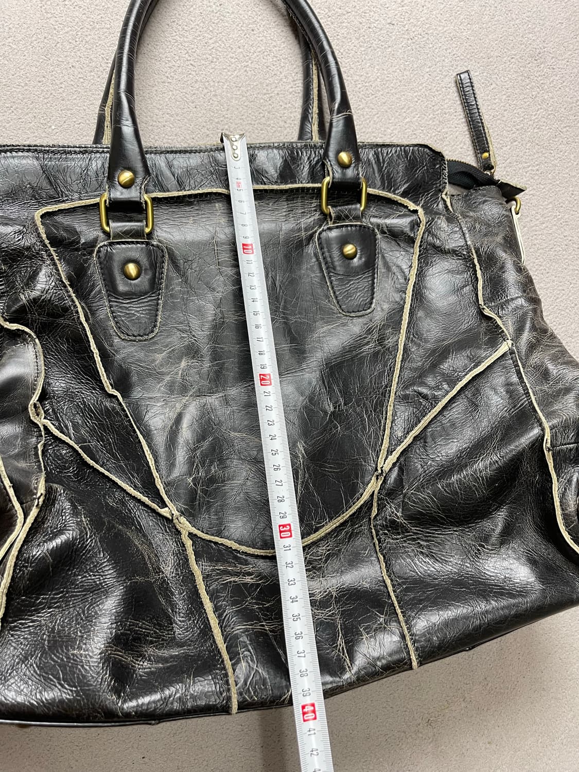 CONNIE LINE 빈티지 소가죽가방 - 숄더백 상품이미지3