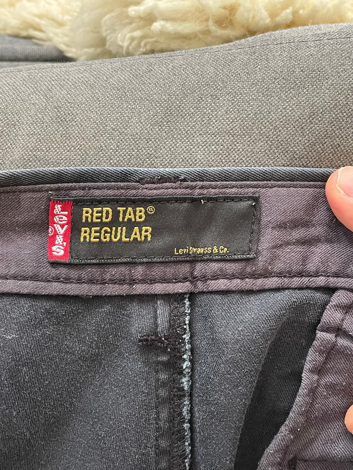 리바이스 503 레귤러핏 치노 블랙 반바지 상품이미지4