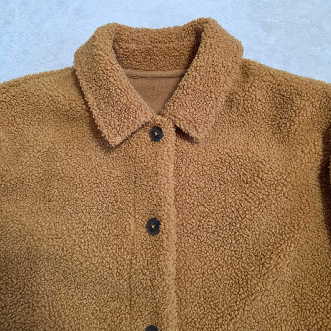 (L)여성 유니클로 뽀글이 플리스 자켓 상품이미지2